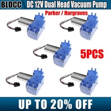 5PCS BLDC 12V Brushless Motor Diaphragm Pump Mini Vacuum Pump Dual Head Air Pump picture