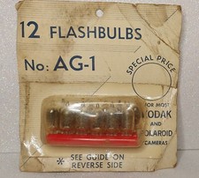 AG-1 Flashbulbs 12 Pk Vintage Atlas-Rand Corp in Original Pkg picture