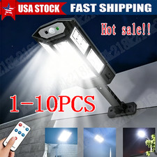 6PCS 990000LM LED Solar Street Light Commercial Dusk Dawn Outdoor Road Wall Lamp picture