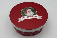 Vintage Mr. Christmas Ceramic Holiday Plates Set of 6 Assorted Designs 8