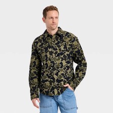 Men's Camo Print Vintage Utility Shirt - Goodfellow & Co picture