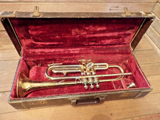 VINTAGE RARE 40s/50s DABICO RR DAUGHERTY Dayton, OH BRASS TRUMPET picture
