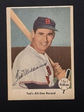 Fleer 1959 Ted Williams Ted's All-Star Record #63 Boston Red Sox picture