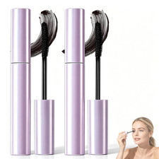2Pcs Mascara for Older Women,Long Lasting Curl Mascara,Lengthening and Volumizin picture