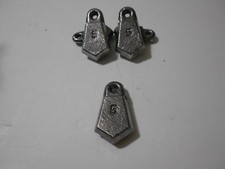 50 , 5 OZ  HANDMADE FLAT BANK SINKERS picture