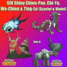 6IV Shiny Chi-Yu Chien-Pao Wo-Chien Ting-Lu Pokemon Scarlet and Violet picture