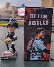 Dillon Dingler Detroit Tigers Bobblehead Toledo Mud Hens Gold Glove IN HAND  picture