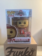 Funko Pop College: OSU -  Brutus Buckeye (#10) Vaulted/Retired BB-00 Dmg Box picture