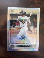 2022 Topps Chrome Update Series - Autographs Elvis Andrus #AC-EA (AU) picture