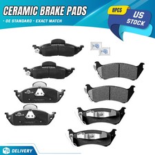 4x Front & 4x Rear Ceramic Brake Pads For Mercedes Benz ML320 ML350 ML430 picture