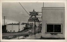 LADYSMITH VANCOUVER ISLAND BC GOWEN SUTTON RPPC Star Weekly Bus Depot Snack Bar picture