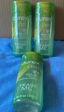 3-Durex Touch & Play Tease Me Personal Lubricant 6.76 oz. ea Exp 8/26 New Sealed picture