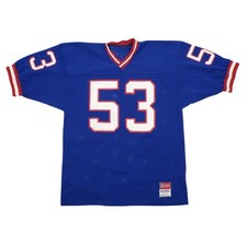 Vintage 80s Sand Knit Jersey Adult XL New York Giants Custom Jersey 54 Clinton picture