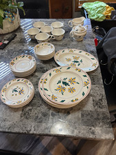 Vintage Villeroy & Boch Wallerfangen Dinnerware Set, Pattern 1359 X, Saar Basin picture