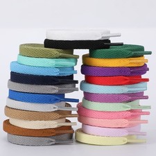 1 Pair Flat Shoelaces Replacement Shoe Laces for Sneakers Casual Sports Shoes picture