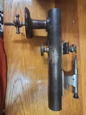 vintage watchmaker's or jeweler's bench lathe with the watchmaker's lathe book picture