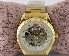 Pre-Owned VERSACE Automatic White Dial Men Wristwatch 