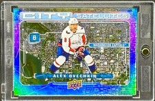 Alex Ovechkin RARE CITY REFRACTOR INVESTMENT CARD SSP CAPITALS MVP MINT picture