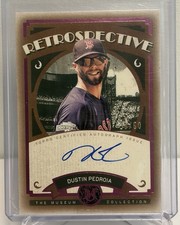2025 Topps Museum Collection - Retrospective Signatures Dustin Pedroia RS-DP /50 picture