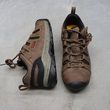 Keen Utility Mens 7D Work Shoes Brown Flint II Leather Waterproof Steel Toe NEW? picture