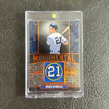 2024 Leaf Bronx Legacy Paul O'Neill Yankees Patch Card Rare Numbered #/35 M-18 picture
