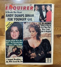 1985 May 21st, National Enquirer Magazine, Brooke Shields, Liz Taylor (B13) picture
