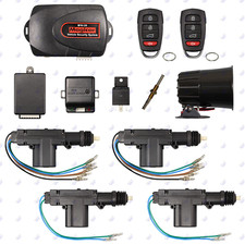 Car Alarm w/ Keyless Entry & Heavy Duty Door Locks Kit picture
