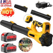 New Cordless Leaf Blower 650CFM/280MPH & 6 Speed Levels Electric w/2 Batteries picture
