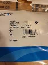 Box of 25 Commscope USL600-WHT/ 760237629 Cat6 Uniprise USL Modular Rj45 Jack picture