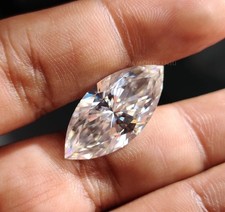 3 Ct Marquise Cut Loose Lab Grown Diamond Certified Natural D Color VVS1 Clarity picture