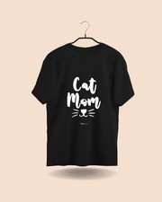 Cat Mom Collection Short Sleeve Black Unisex Shirt S to 5XL picture