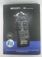Zoom H6 All Black 6-track Portable Recorder New (E9) picture