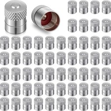 Metal Dome Brass Tire Valve Stem Caps Universal Fit picture