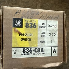 Allen Bradley 836-C8A Pressure Control Switch New In Box picture