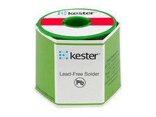 Kester 24-7068-6422 Solder Wire, Water Soluble, Lead Free, SAC305, 3.3%, 0.015', picture