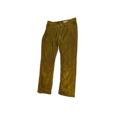 Gustin USA Corduroy Pants 33x29 Olive Green Straight Fit Made in California picture