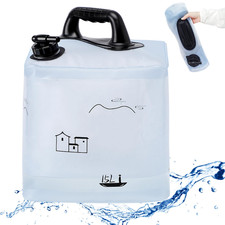 Deiris 3.43/3.96 Gallon Collapsible Water Container Bpa Camping Water Storage picture