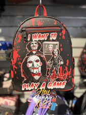 Loungefly Saw Collage Splatter Mini Backpack picture