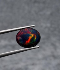 Genuine Ethiopian Opal Natural Multi Color Fire Play of Color Cabochon 2.80carat picture