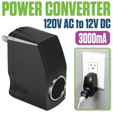 Cellet 120V AC to 12V DC 3000mA Power Converter Cigarette Lighter Adapter picture