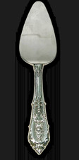 Wallace Sterling Silver Serving Cake/Pie Sever Rose Point. Blade Is SS, 10” picture
