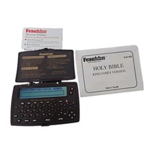 Franklin Electronic Holy Bible King James Version KJV-450 TESTED WORKS NEW  picture