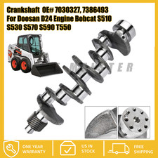 Durable Crankshaft 7030327 FIT Doosan D24 Engine Bobcat S510 S530 S570 S590 T550 picture