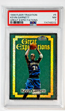1998 Fleer Tradition #5 Kevin Garnett Great Expectations PSA 7 NM Timberwolves picture