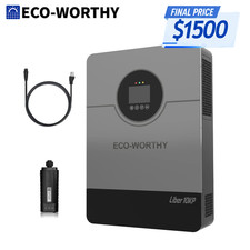 ECO-WORTHY 10KW 48V Solar Inverter 120V/220V Split Phase 200A Charger UL1741 picture