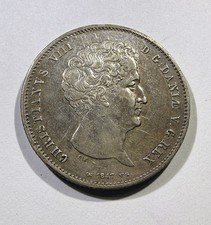 1847 DENMARK Rigsbankdaler / 30 Shillings - 1847 FK/VS - Choice AU Details picture