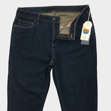 NEW Vuori Vintage Jean Classic Fit Rinse Denim Mens 34 Stretch Performance V4036 picture