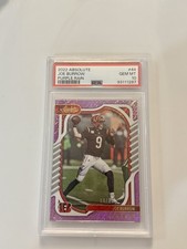 Panini 2022 Absolute Joe Burrow Purple Rain /10 #44 PSA 10 Bengals picture