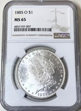 NGC Graded MS 65 1885-O United States Morgan Dollar $1 picture