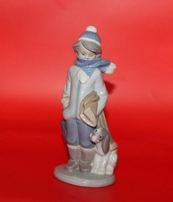 Lladro 5220 Winter Porcelain 8.25